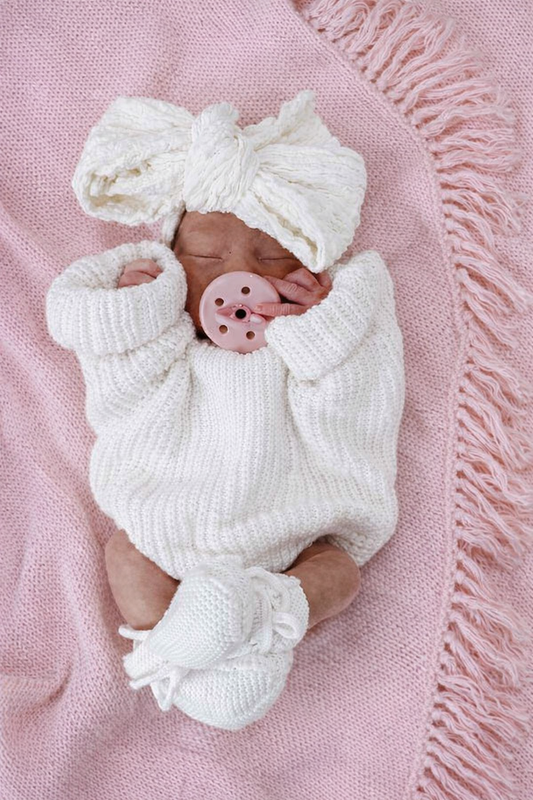 Baby Girls clothing - Chinky knit cotton Jumper - special price