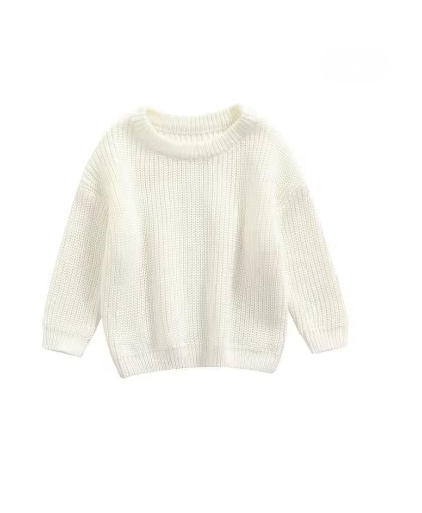 Baby Girls clothing - Chinky knit cotton Jumper - special price