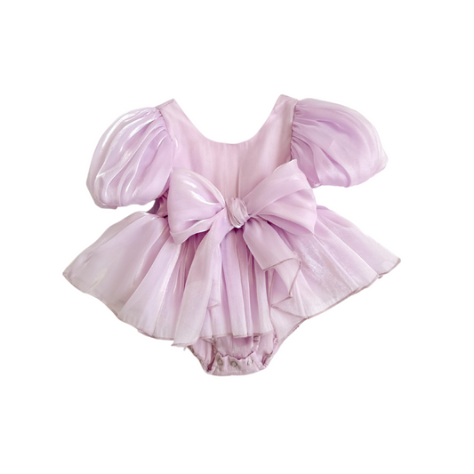 Carolina Organza Romper - Lavender
